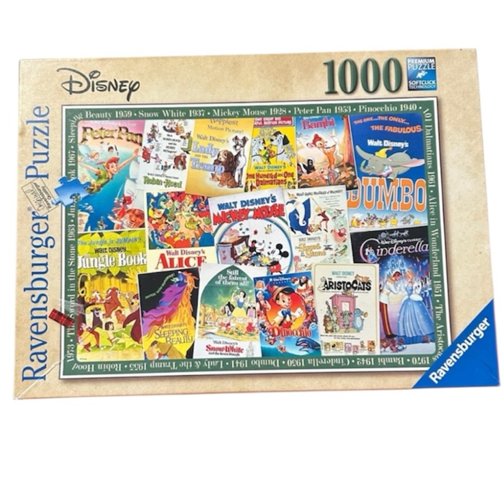 Ravensburger Disney Classic Posters Puzzle - 1000 Pieces complete Preowned